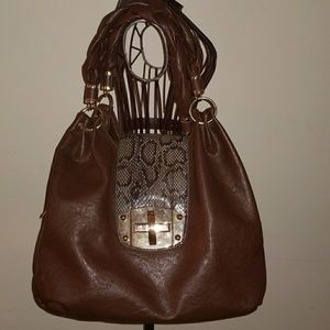 NWOT Large brown handbag